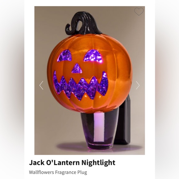 🎃Jack O'Lantern Nightlight🎃Wallflowers Fragrance Plug, BBW, NEW & SEALED w/TAG - Picture 1 of 10